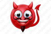 Devil Emoji Emoticon Man Face | People Illustrations ~ Creative Market