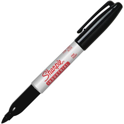 Sharpie Industrial Fine Permanent Marker - Fine Point Type - Black ...