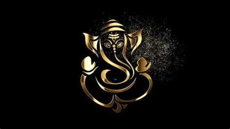 Ganesh Black Wallpaper