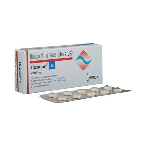 Concor 5 Tablet, Packaging size: 10 Tablets In 1 Strip at Rs 150/stripe in Nagpur