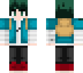 casual deku | Minecraft Skin