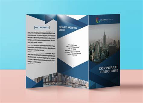 Free Tri Fold Business Brochure Templates - Parahyena.com