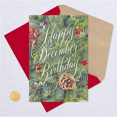 Celebrate the Season December Birthday Card - Greeting Cards - Hallmark