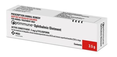 Optimmune Ophthalmic Ointment | Prescription Required My Vet - New Zealand's Largest Online Pet ...