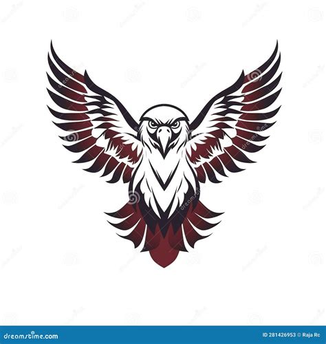 Falcon logo stock illustration. Illustration of dynamic - 281426953