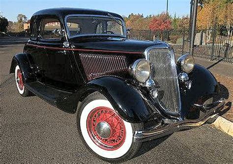 1934 FORD COUPE ALL STEEL ORIGINAL RESTORED