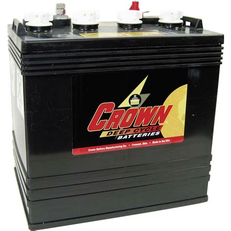 NEW CROWN 8V Golf Cart Battery EZGO club car yamaha RV marine 6 volt v CR165 - Rechargeable ...