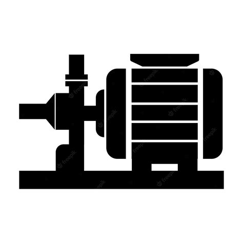 Premium Vector | Water pump machine icon logo vector design template