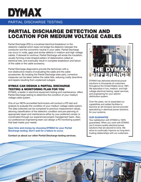 PARTIAL DISCHARGE DETECTION AND LOCATION FOR MEDIUM