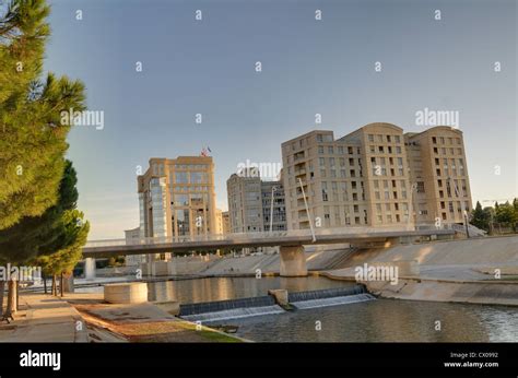 Montpellier city center Stock Photo - Alamy