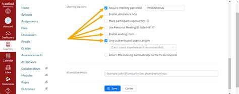 Recommended Zoom meeting security settings - IT Teaching Resources