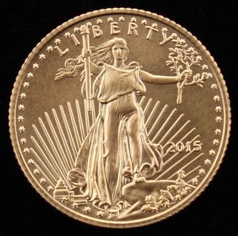 2015 One-Tenth Ounce .999 Fine Gold Lady Liberty $5 Coin | Pristine Auction