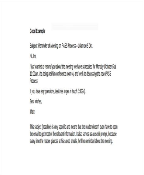 Reminder Email - 24+ Examples, Format, How to Write, Pdf