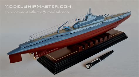 Surcouf submarine model