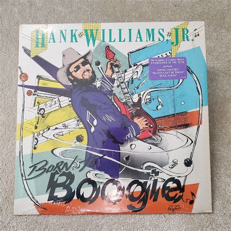 Hank Williams Jr. Vinyl Born to Boogie Lp 1987 Original - Etsy | Hank williams, Hank williams jr ...