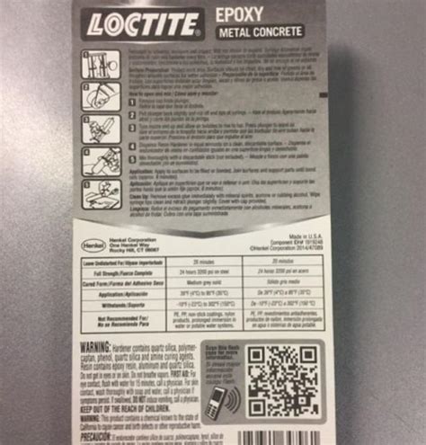 Loctite Metal Concrete Epoxy, Hobbies & Toys, Stationery & Craft, Craft Supplies & Tools on ...