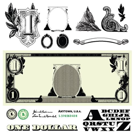 Set of Dollar design elements vecot 01 - Vector Other free download