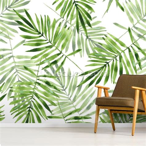 Green Palms Wallpaper | Wallsauce US