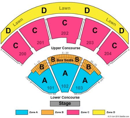 Shoreline Amphitheatre Tickets and Shoreline Amphitheatre Seating Chart - Buy Shoreline ...