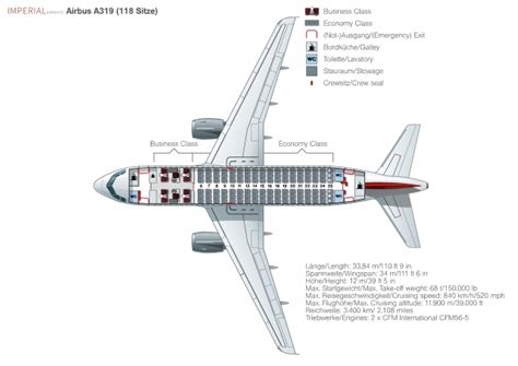 Imperial Airways Airbus A319 Seat Map - Imperial Airways - Gallery ...