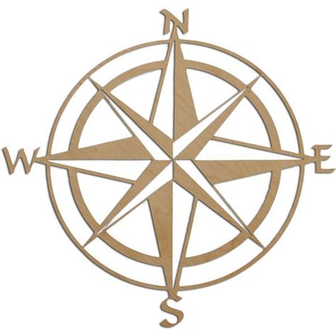 Nautical Map Compass Rose 24 Diameter Nsew North South East West Directional | Compass wall ...