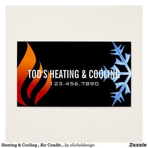 Hvac Business Card Template | Atlantaauctionco.com