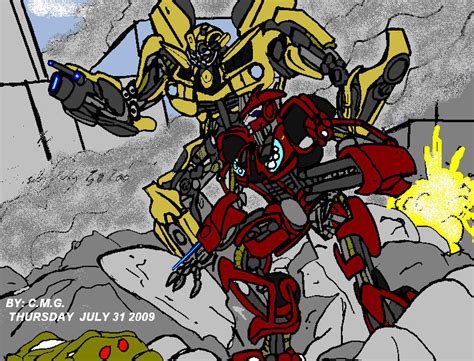 Arcee and Bumblebee by GearGades on DeviantArt