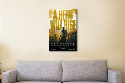 Gladiator Movie Poster Print on Canvas | Canvas Prints Perth