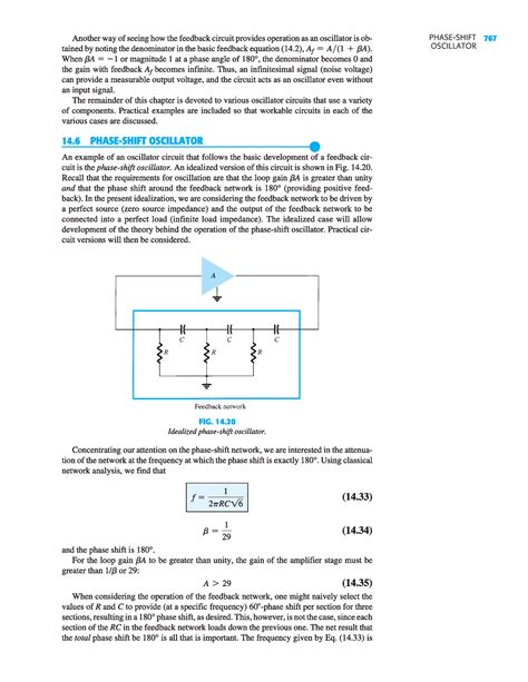 Phase- Shift Oscillator - Electronic Circuit: devices and analysis - Studocu