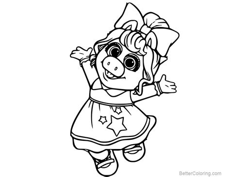 Muppet Babies Baby Miss Piggy Coloring Pages - Free Printable Coloring ...