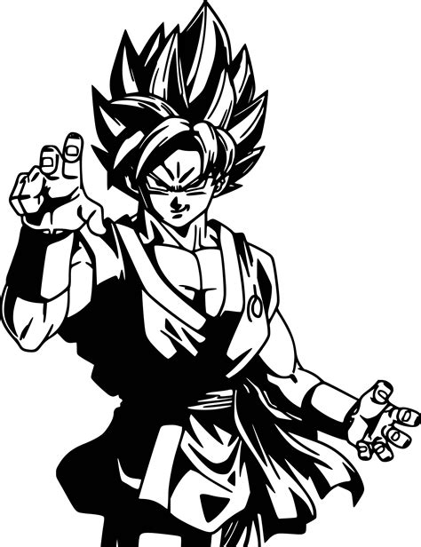 Goku Super Saiyan Dragon Ball Z Vinyl Sticker Decal | Dragon ball ...