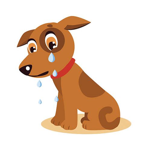 Cartoon Of Sad Cute Puppy Illustrations, Royalty-Free Vector Graphics ...