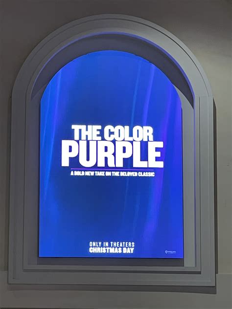 Steven Weintraub on Twitter: "First promo poster for new version of #TheColorPurple. #CinemaCon ...