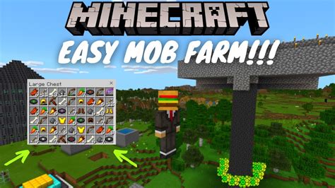 Minecraft XP/Mob Farm Bedrock Edition - YouTube