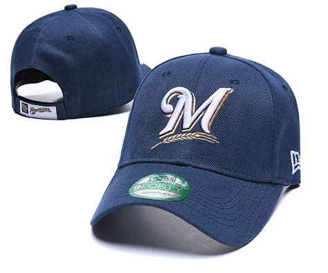 Buy MLB Milwaukee Brewers Curved Brim 9FORTY Snapback Cap 60040 Online - Hats-Kicks.cn