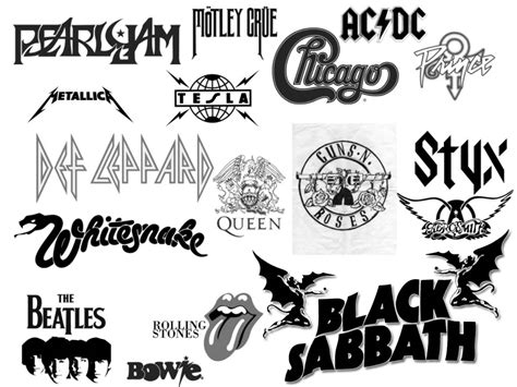 Rock Band Logos by delicateblackroses on DeviantArt