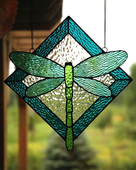 simple dragonfly stained glass pattern by Suzette Teich Donnelly | Dragonfly stained glass ...