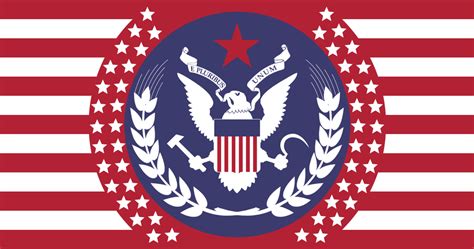 Communist USA flag redesign [OC] : vexillology