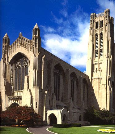 Rockefeller Memorial Chapel at the University of Chicago provided an ...