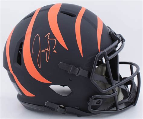 Joe Burrow Signed Bengals Full-Size Authentic On-Field Eclipse Alternate Speed Helmet (Fanatics ...