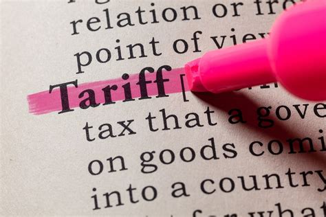 What Are Tariffs Definition And Meaning Market Business