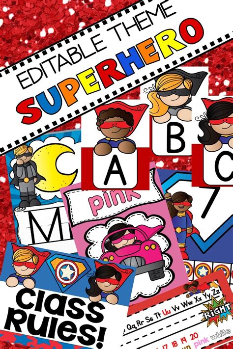 Superhero Bulletin Board Printables - Printable Word Searches