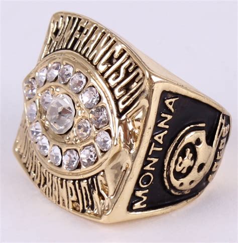 Joe Montana San Francisco 49ers High Quality Replica 1981-82 Super Bowl ...