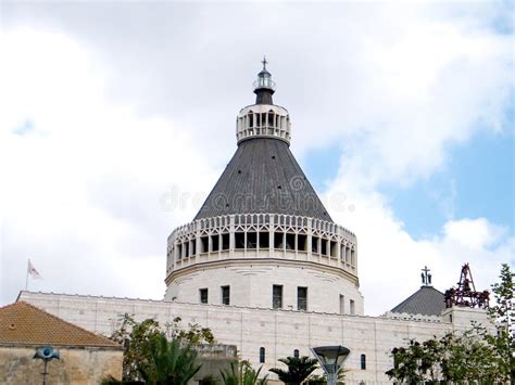 Nazareth Basilica of the Annunciation October 2010 Stock Photo - Image ...