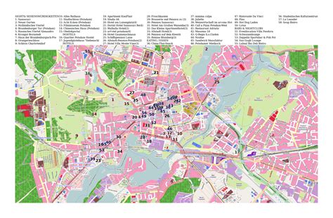 Large detailed tourist attractions map of Potsdam | Potsdam | Germany | Europe | Mapsland | Maps ...