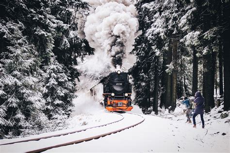 nature, Train, Railway, Snow, Vehicle, Winter Wallpapers HD / Desktop ...