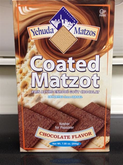 Accidentally Vegan: Chocolate Coated Matzo by Yehuda Matzos