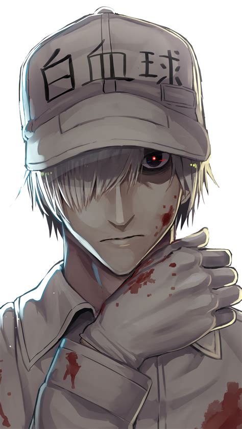 White Blood Cell, Cells at Work, Hataraku Saibou, Anime HD Phone ...