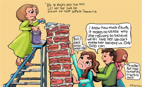 A cartoon. Building Walls by abergiecreation on DeviantArt