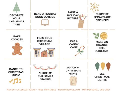 Advent Calendar Ideas - New Darlings